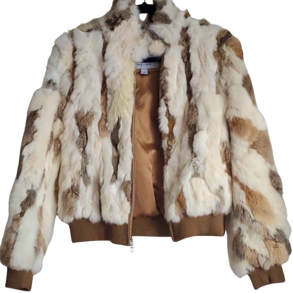 Wilson’s Leather Genuine Leather & Fur Bomber Jacket | Size Small
